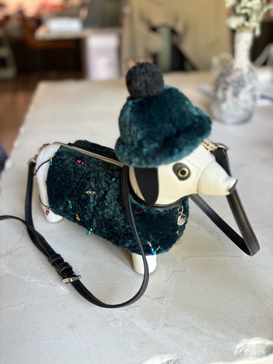 kate spade Handbags - Kate Spade Dachshund Crossbody Bag with Pom Hat